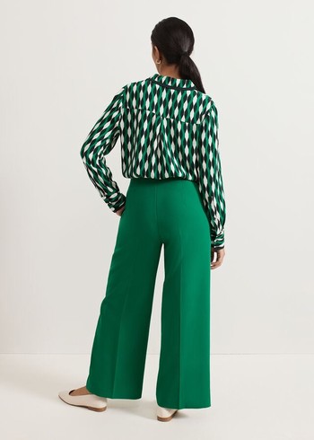 Phase Eight Petite Aubrielle Trousers Green USA | 0851437-YO